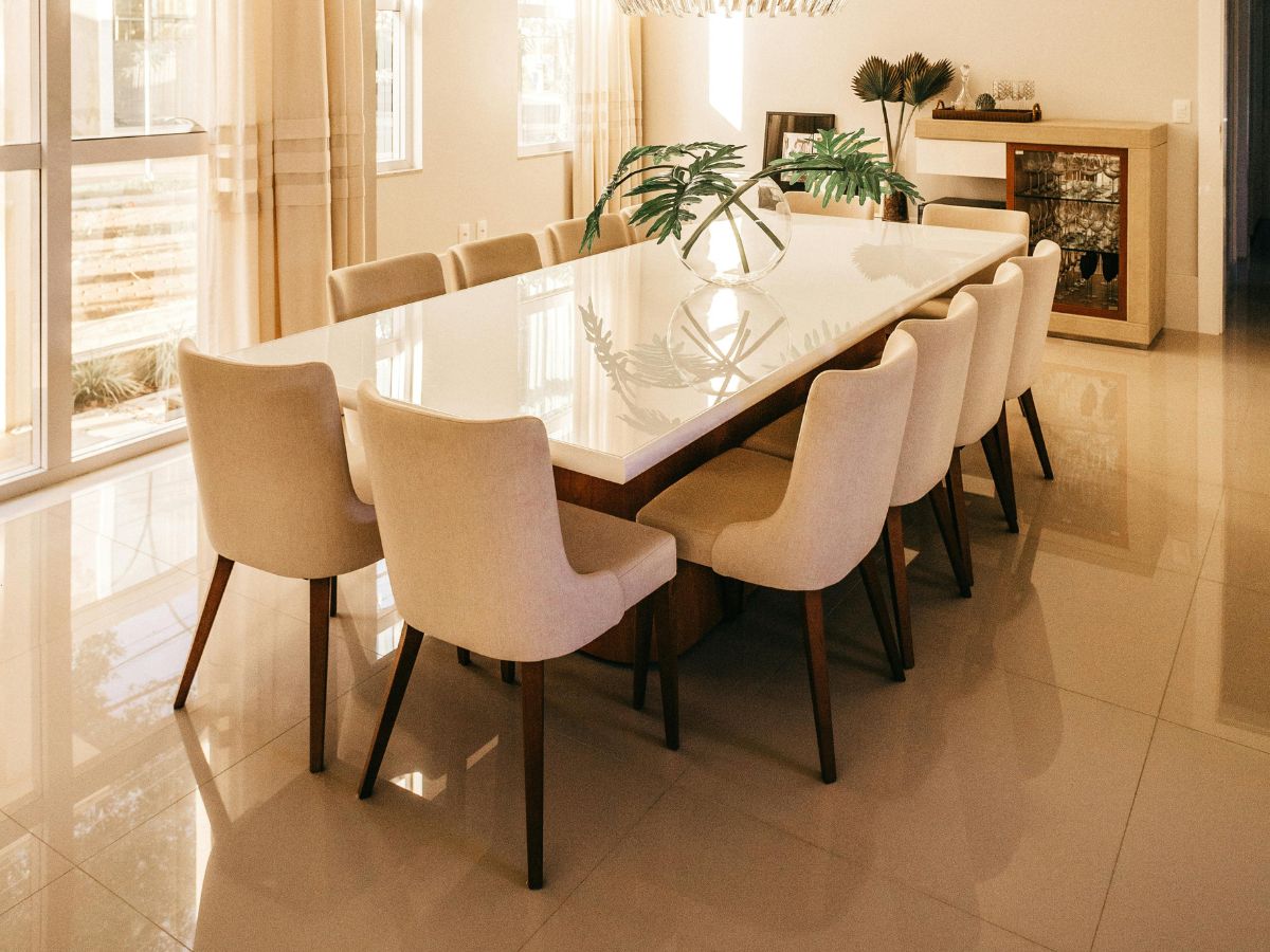 Modern dining tables and chairs