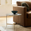 Minimal Marble-Top Side Table