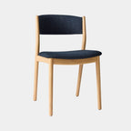 Sleek Natural Frame Wooden Dining Chair