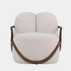 Modern Sculptural Accent Lounge Chair