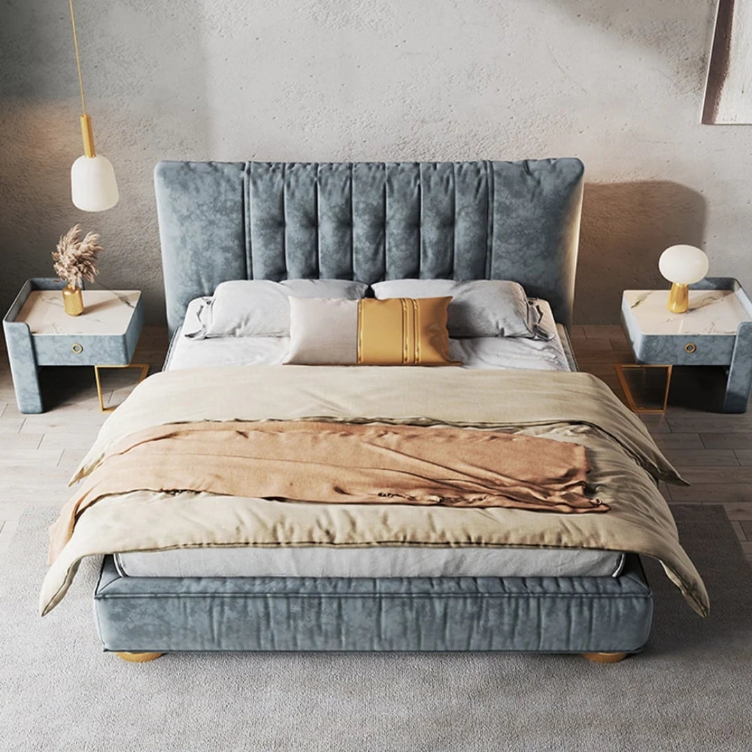 Modern Luxe Upholstered Bed