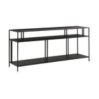 Sleek Modern Open-Shelf TV Unit