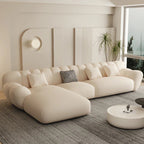 5 Seater LuxeCloud Curve L-Shaped Sofa



