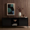 Matte Black Luxe TV Unit