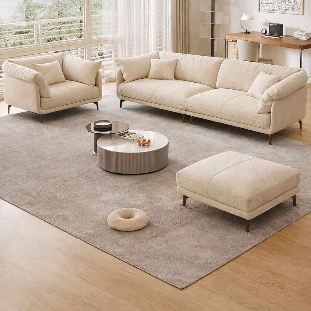 4 Seater Modern Plush Lounge Sofa