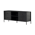 Matte Black Luxe TV Unit

