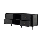 Matte Black Luxe TV Unit
