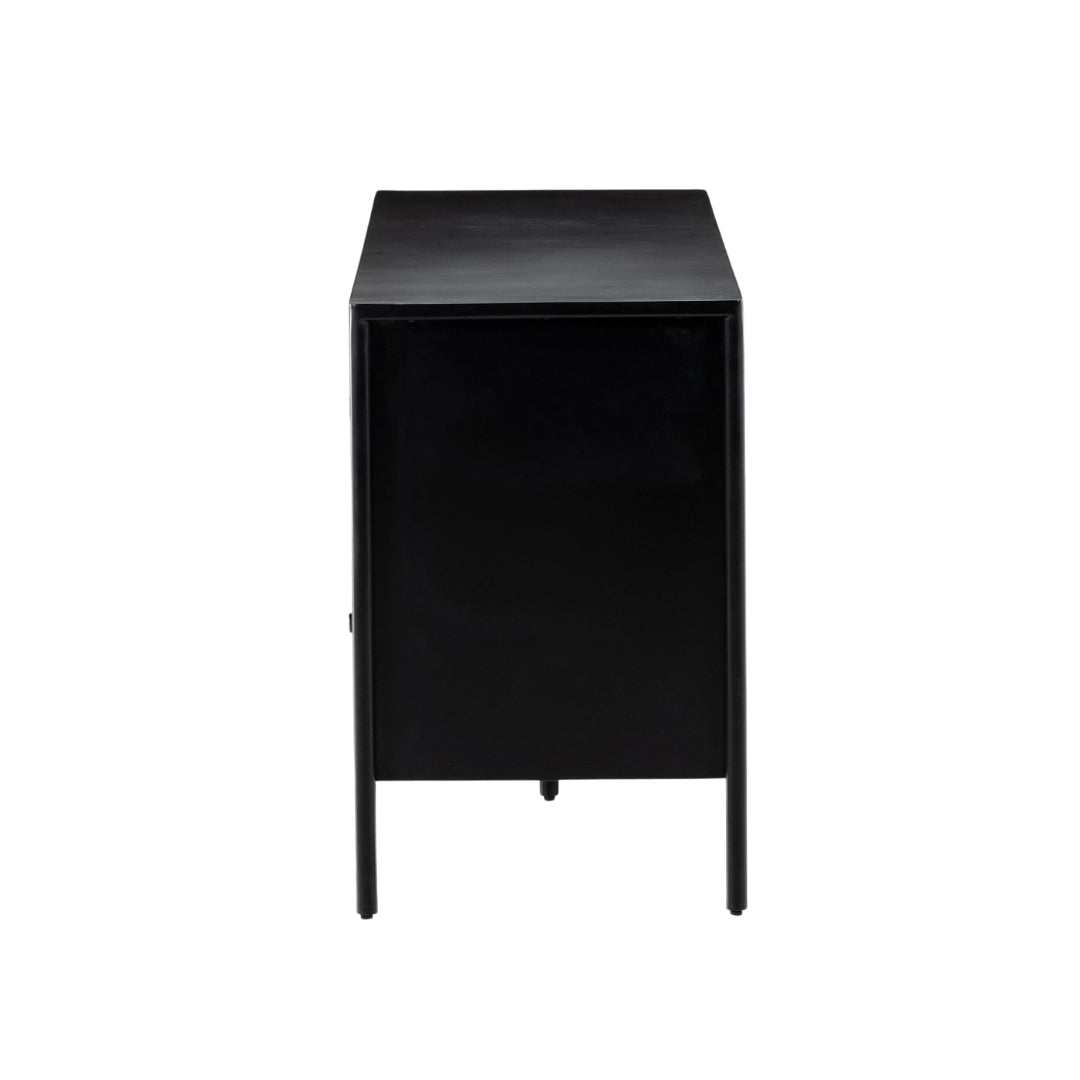 Matte Black Luxe TV Unit

