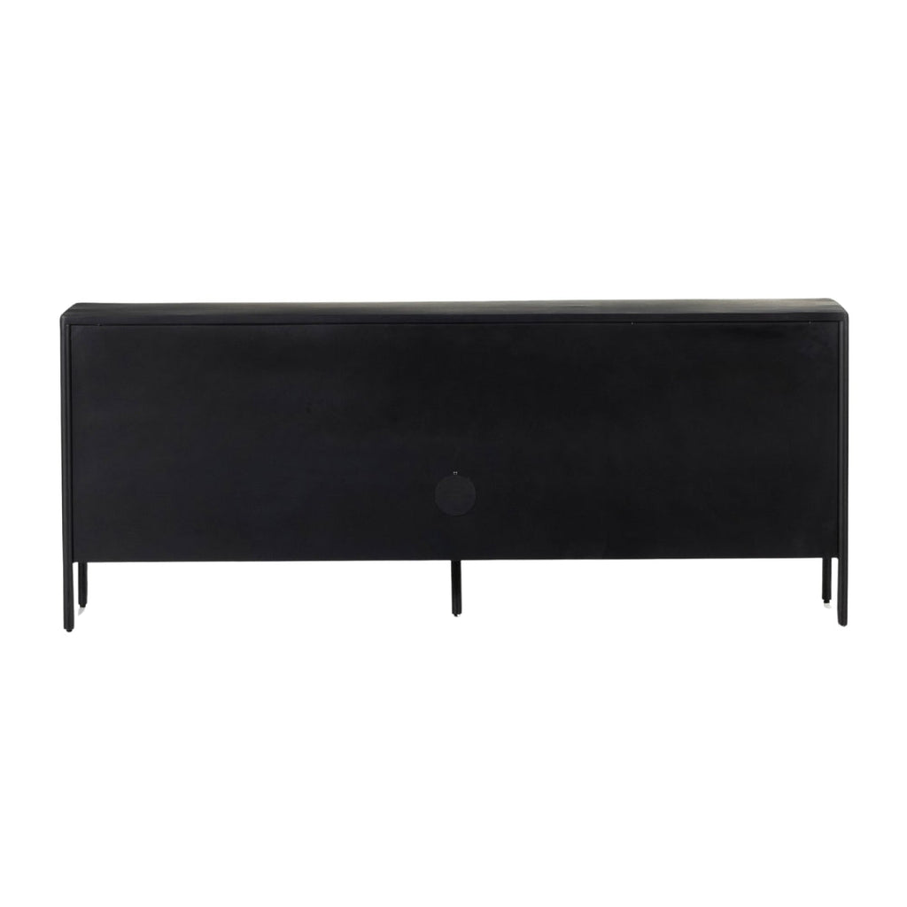 Matte Black Luxe TV Unit
