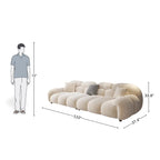 4 Seater Beige Cloud Comfort Sofa

