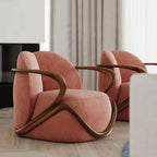 Modern Sculptural Accent Lounge Chair