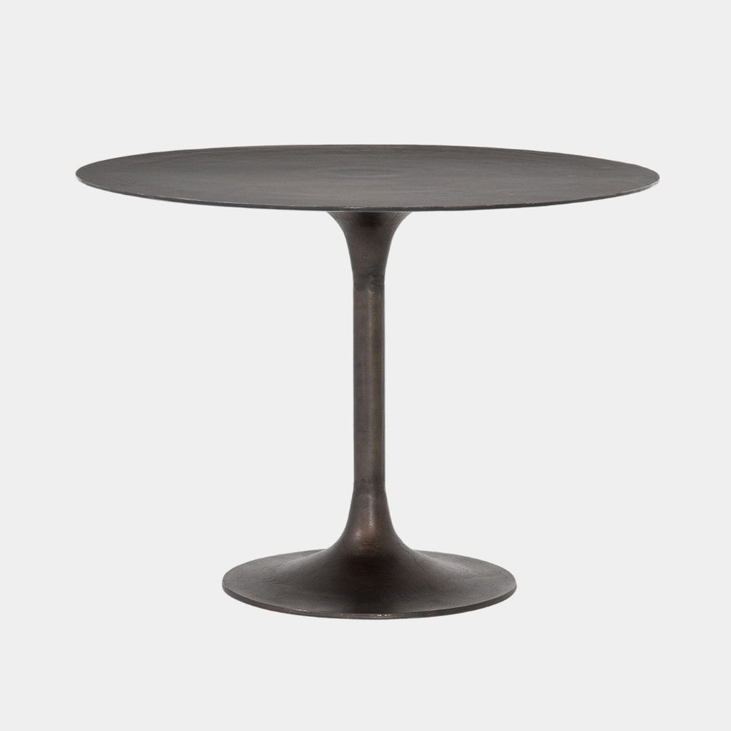 Haven Pedestal Rust Cafe Table 