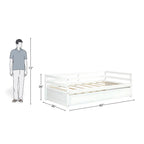 Extendable Kids Daybed with Trundle