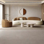 4 Seater Cocoa Ivory Luxe Lounge Sofa 
