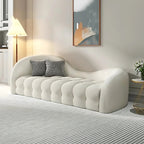 4 Seater Crescent Cloud Tufted Sofa