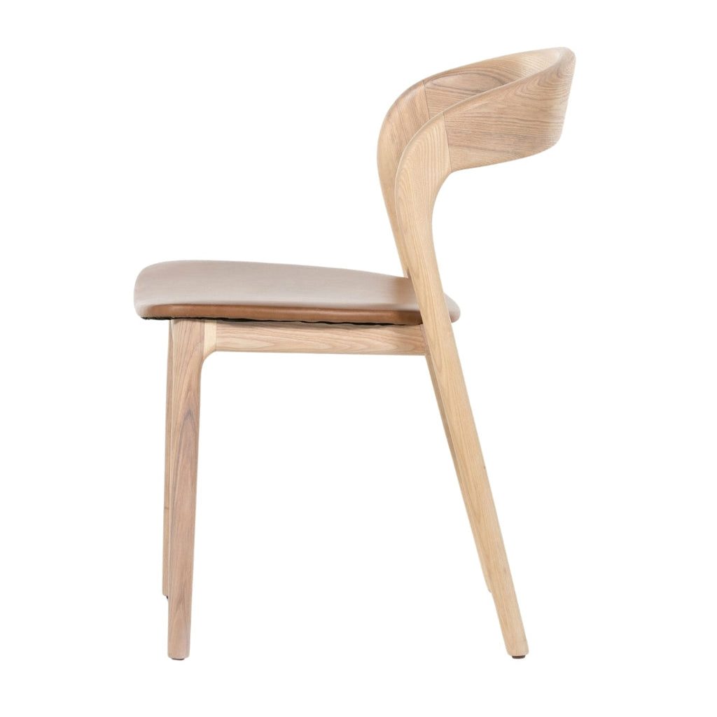 Oak Curve Dining Chair