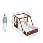 Kids Unique Car Bed with Wheels