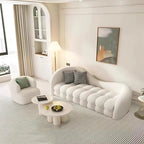 4 Seater Crescent Cloud Tufted Sofa