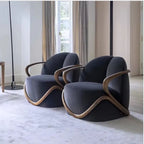 Modern Sculptural Accent Lounge Chair