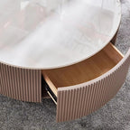 Luxe Dual-Tier Circular Coffee Table

