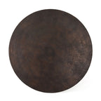 Haven Pedestal Rust Cafe Table 