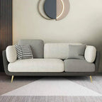 Modern Two-Tone Mid-Century 3 Seater Sofa