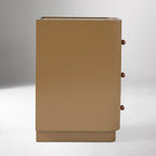 Minimalist Brown Rounded Edge Nightstand

