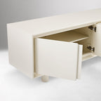 Stylish White Wooden TV Unit