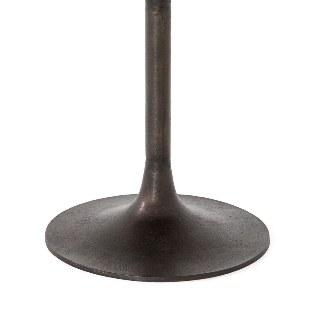 Haven Pedestal Rust Cafe Table 