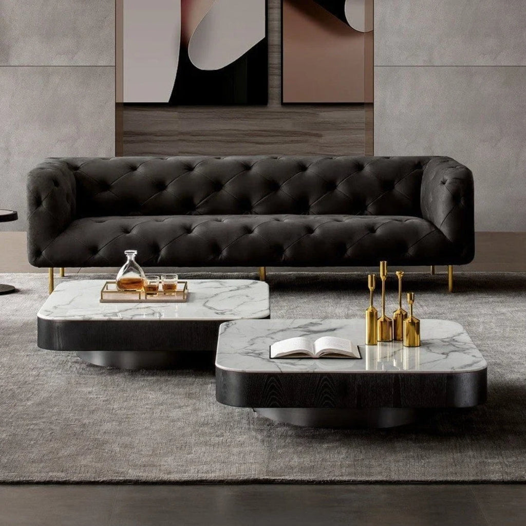 Shadow Base Marble Coffee Table