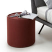 Modern Upholstered Cylindrical Side Table