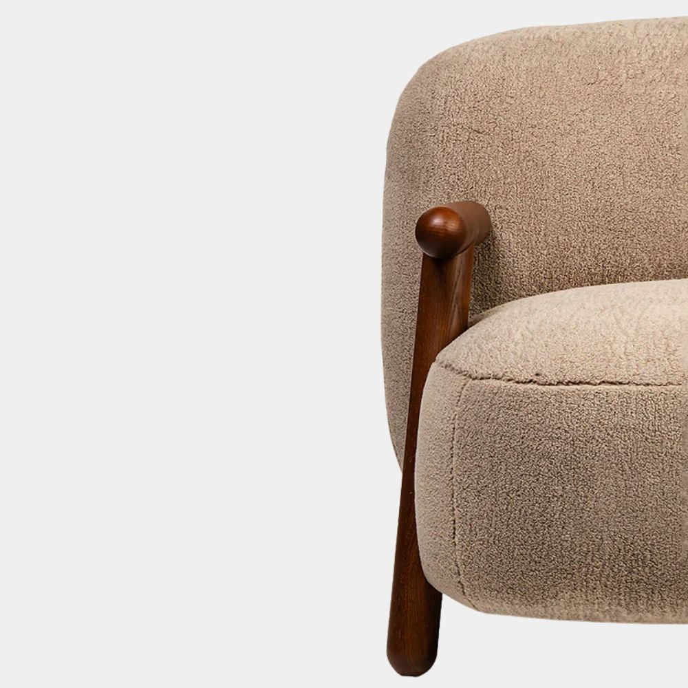 Elara Curved Arm Lounge Chair