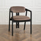 Modern Dining Chair with Cushioned Seat and Backrest