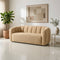 2 Seater Contemporary Curved Lounge Sofa
