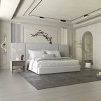 Upholstered king size bed online