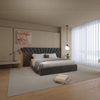 Upholstered king size bed online