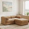 3 Seater Modern Sectional Sofa with Built-In Storage