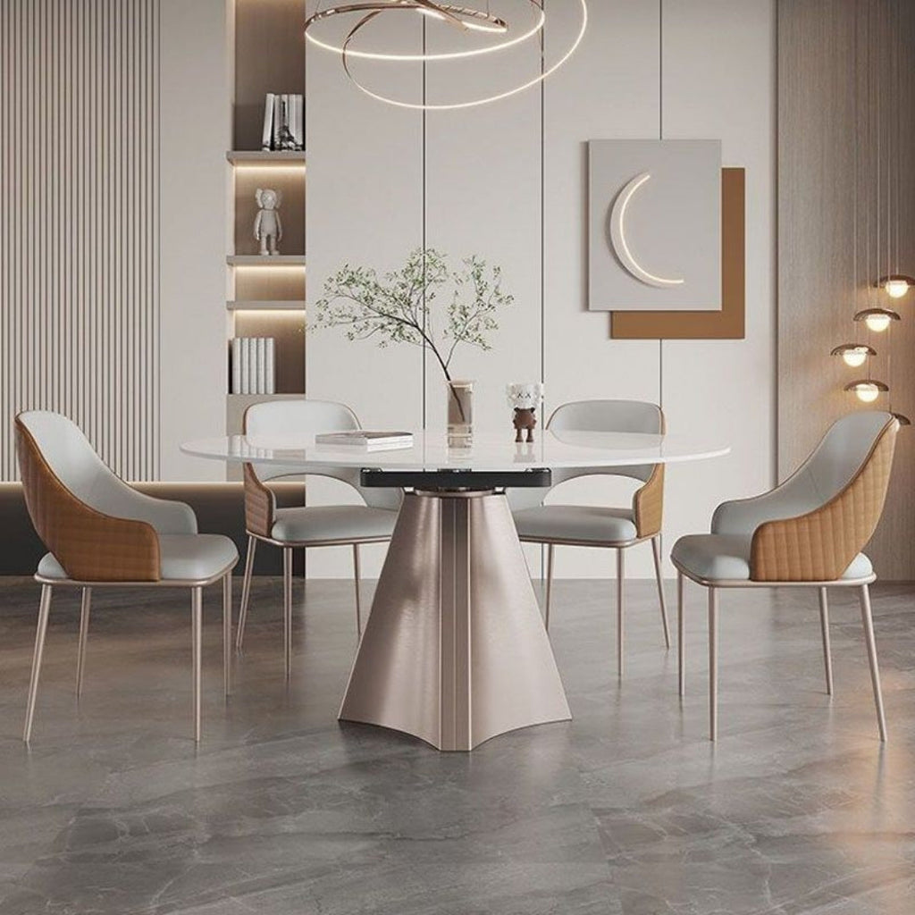 Stylish Curved Back Minimalist Dining Chair