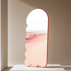 Sculpted Ripple Edge Full-Length Mirror
