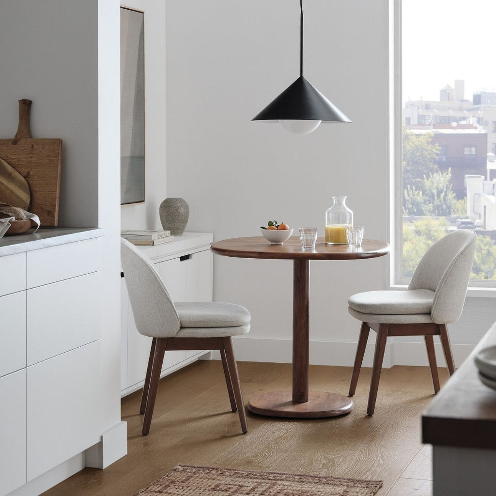 Classic Smooth Wood Cafe Table