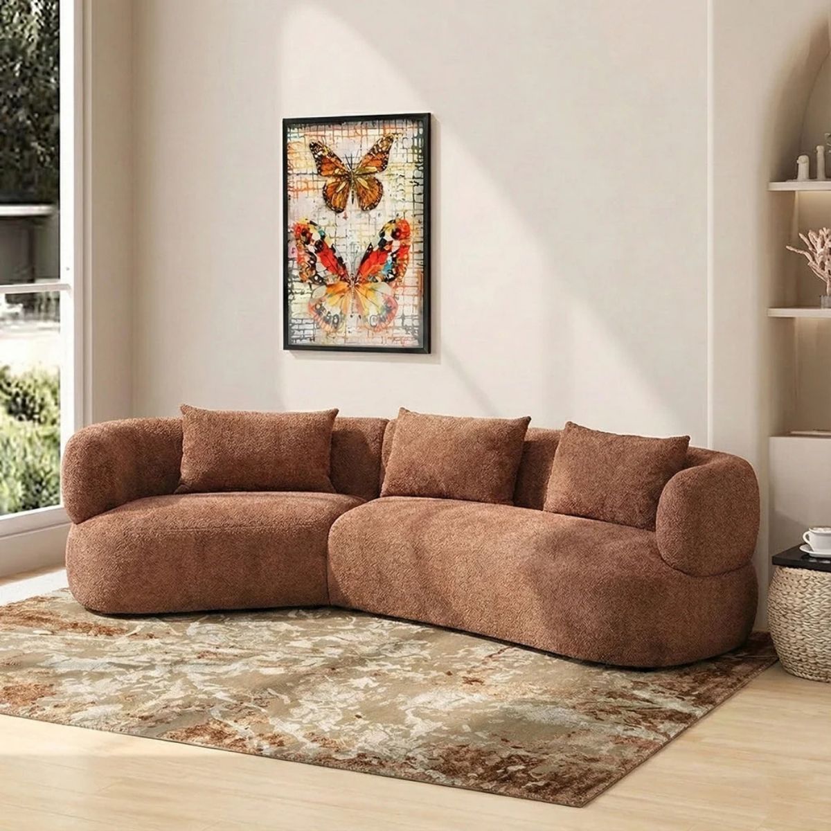 5 Seater Flowline Statement Sofa