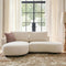 3 Seater Modern Curved Lounge Sofa