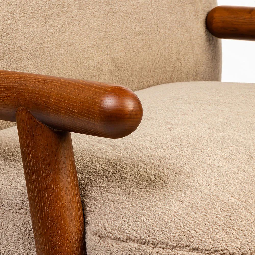 Elara Curved Arm Lounge Chair