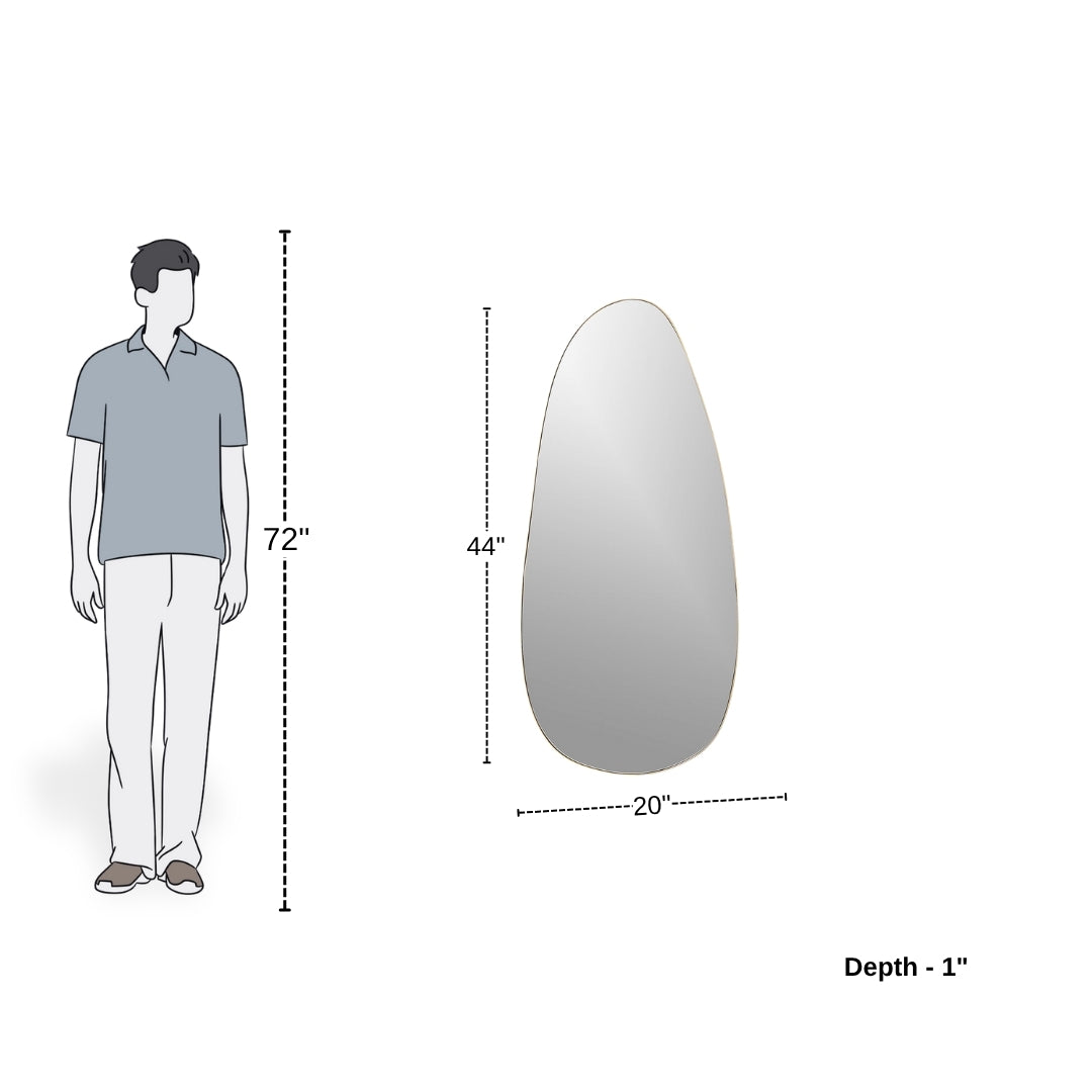 Minimal Drop Elegance Mirror