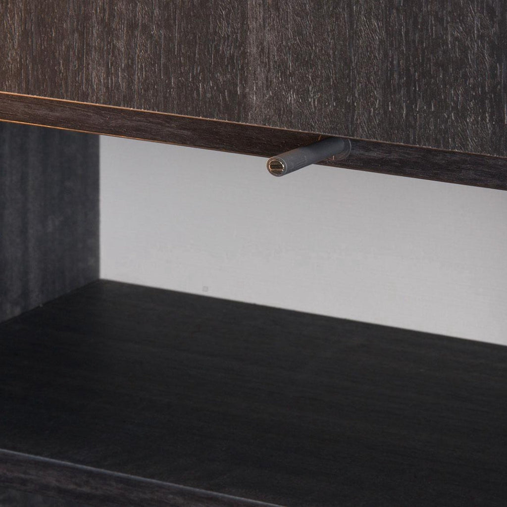 Contemporary Dual-Tone Wardrobe With Open Shelving