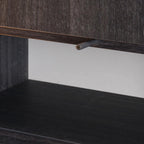 Contemporary Dual-Tone Wardrobe With Open Shelving