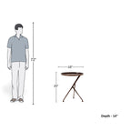 Tri-Leg Vintage Brass Table

