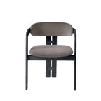 Modern Dining Chair with Cushioned Seat and Backrest


