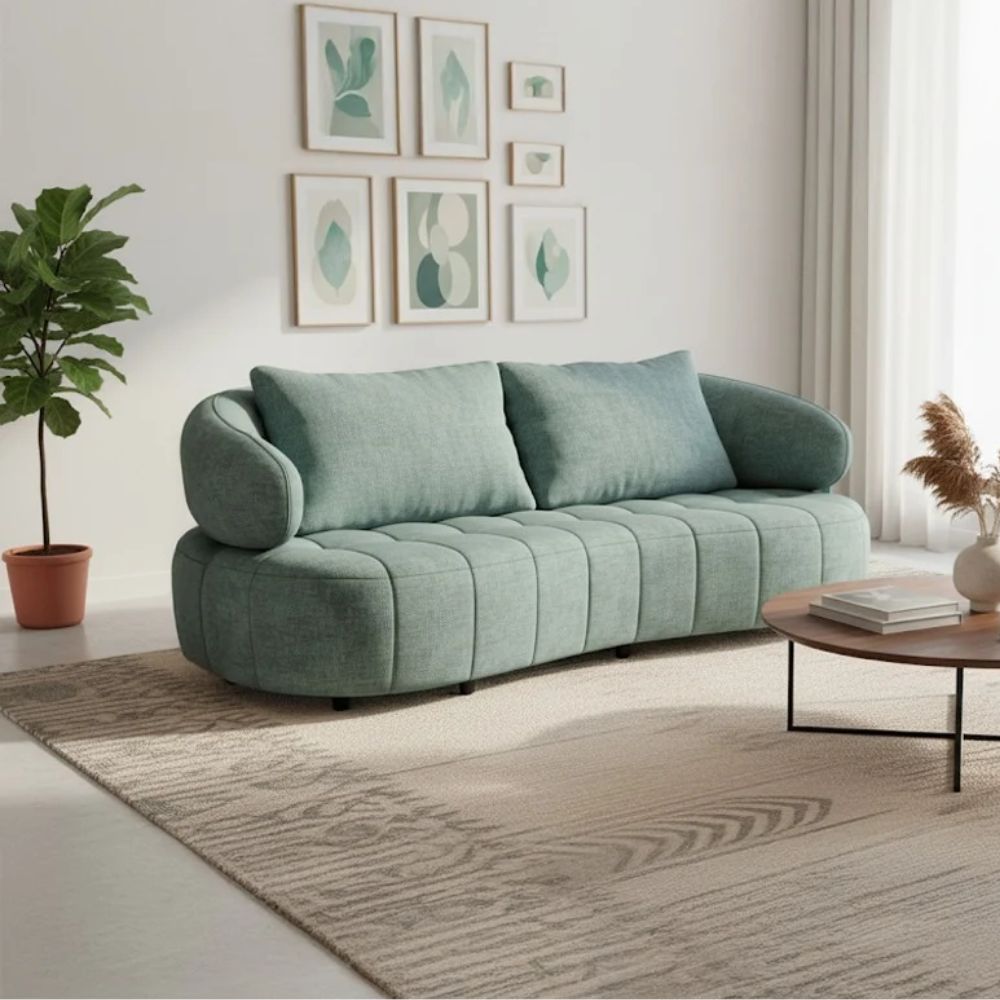 3 Seater Contemporary Cloud Curve Sofa