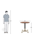 Branch Leg Round Wooden Cafe Table